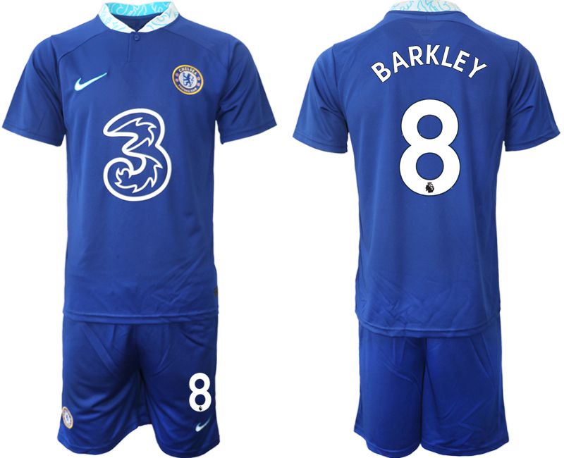Men 2022-2023 Club Chelsea FC home blue #8 Soccer Jersey